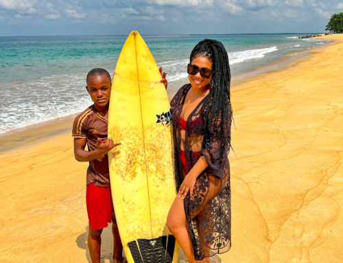 Help Young Liberian Surfer Get A New Surf Board!
